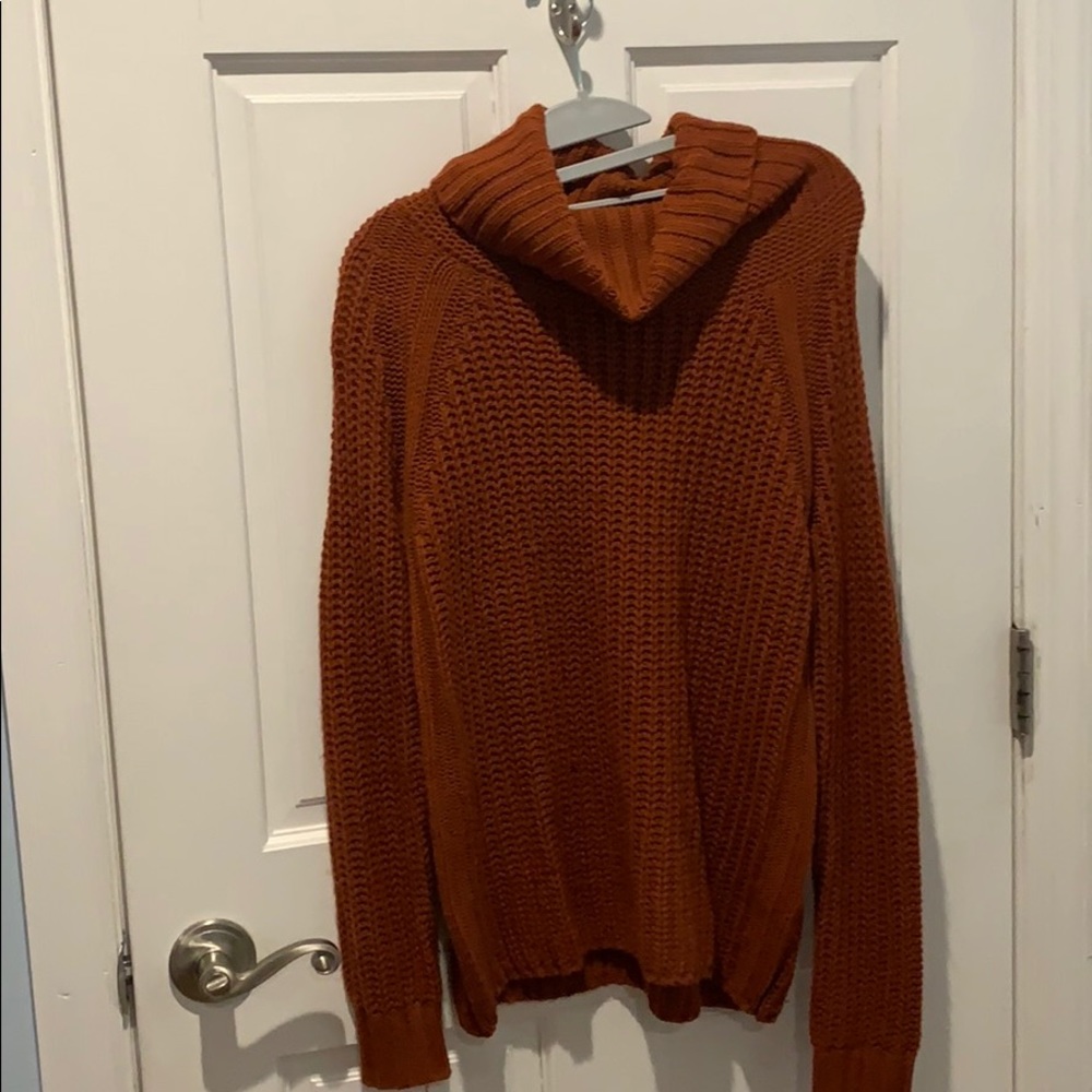 Burnt Orange Turtle Neck